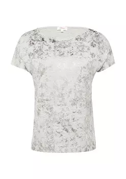 Рубашка s.Oliver, пятнистый серый