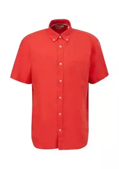 Рубашка s.Oliver Regular fit Button Up, цвет Orange red