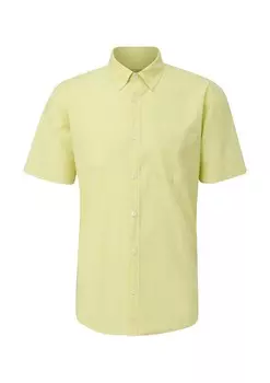 Рубашка s.Oliver Regular fit Button Up, желтый