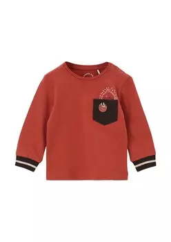 Рубашка S.Oliver, ржаво-красный