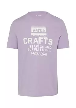 Рубашка s.Oliver, сиреневый