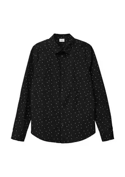 Рубашка s.Oliver Slim fit Button Up, черный