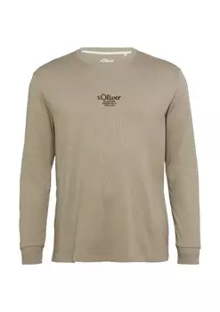 Рубашка s.Oliver, светло-коричневый