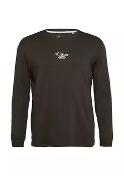 Рубашка s.Oliver, темно-коричневый