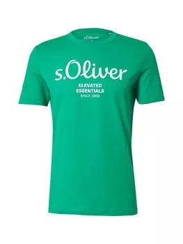 Рубашка s.Oliver, зеленый