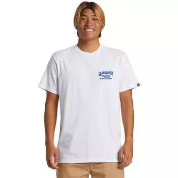 Рубашка с оригинальным скриптом mt0 Quiksilver, белый