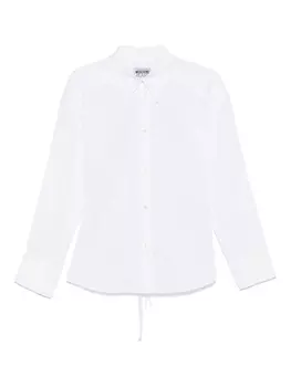 Рубашка с открытой спиной MOSCHINO JEANS, белый