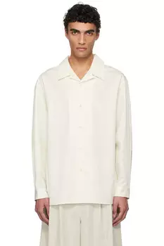 Рубашка с открытым воротом Amomento, цвет ivory