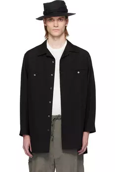 Рубашка с открытым воротом Y'S For Men, черный