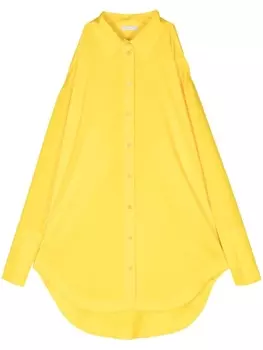 Рубашка с открытыми плечами Patrizia Pepe, желтый