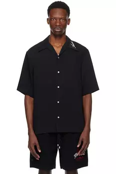 Рубашка с отложным воротником Amiri Amiri, черный