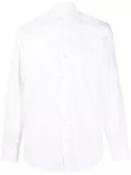 Рубашка с отложным воротником Barba, белый