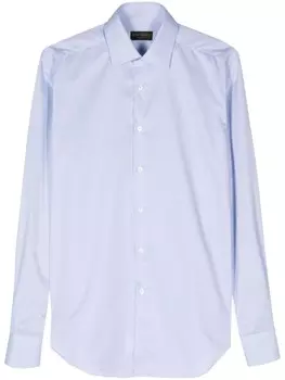 Рубашка с отложным воротником Dell'oglio, синий