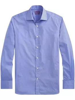 Рубашка с отложным воротником Ralph Lauren Purple Label, синий