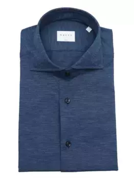 Рубашка с отложным воротником Xacus, синий