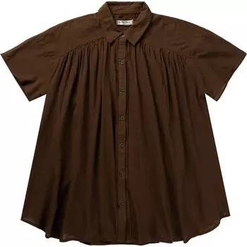 Рубашка с плавающей застежкой Free People, цвет chocolate love