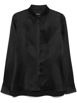 Рубашка с плоским воротником Del Core, черный