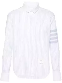 Рубашка с полосками 4-Bar THOM BROWNE, белый