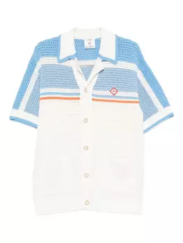 Рубашка с полосками Casablanca, синий