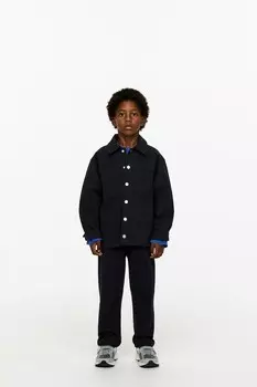 Рубашка с полосками из гикори Arket, синий