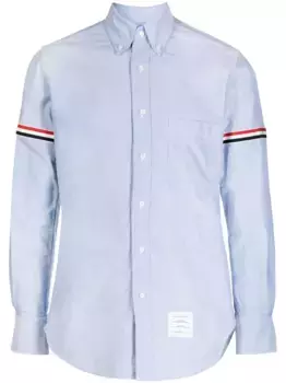 Рубашка с полосками RWB THOM BROWNE, синий