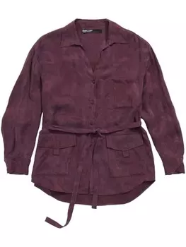 Рубашка с поясом Bimba y Lola, фиолетовый