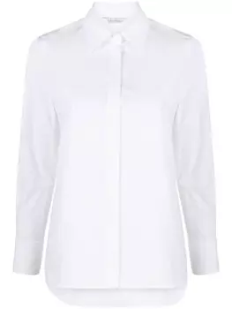 Рубашка с потайной застежкой Max Mara, белый