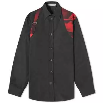 Рубашка с принтом Alexander McQueen