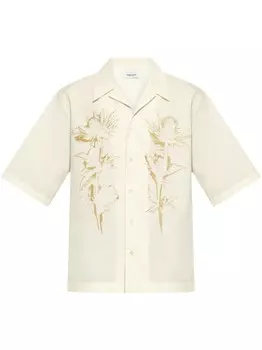 Рубашка с принтом Alexander McQueen, белый