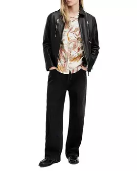 Рубашка с принтом ALLSAINTS, слоновая кость/кремовый