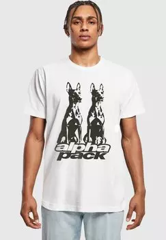 Рубашка с принтом ALPHA PACK Mister Tee, белый
