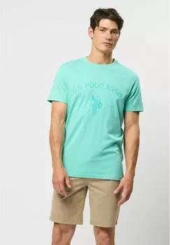 Рубашка с принтом ARCHIBALD U.S. Polo Assn., зеленый