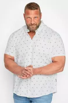 Рубашка с принтом BadRhino, белый