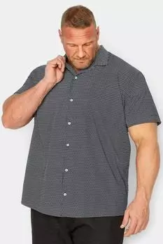 Рубашка с принтом BadRhino, синий