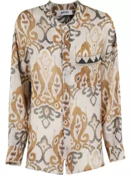Рубашка с принтом Bazar Deluxe, нейтральный