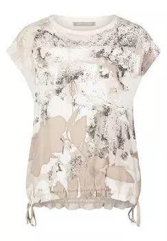 Рубашка с принтом Betty & Co, бежевый