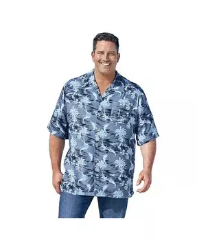 Рубашка с принтом Big & Tall KingSize, мультиколор