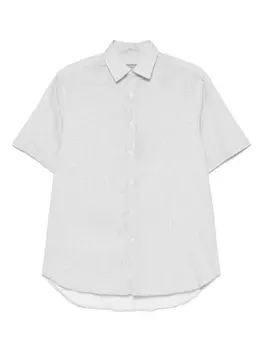 Рубашка с принтом Canali, серый