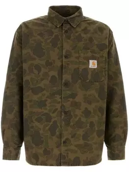 Рубашка с принтом Carhartt WIP, зеленый