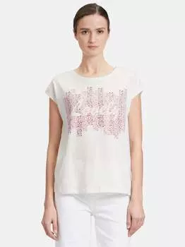 Рубашка с принтом Cartoon, бежевый