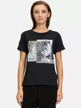 Рубашка с принтом Cartoon, черный