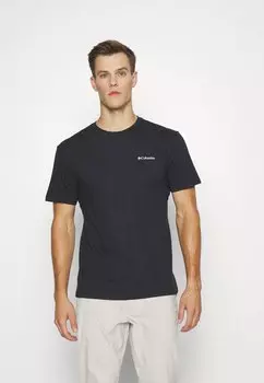 Рубашка с принтом Columbia NORTH CASCADES™ SHORT SLEEVE TEE, цвет Black