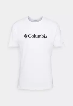 Рубашка с принтом Columbia BASIC LOGO SHORT SLEEVE, цвет White