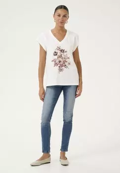 Рубашка с принтом Culture, белый