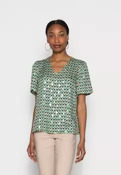 Рубашка с принтом Culture MALIN BLOUSE, цвет sesame