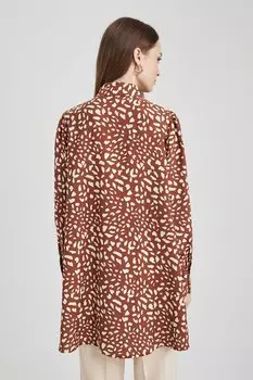 Рубашка с принтом Defacto, белый