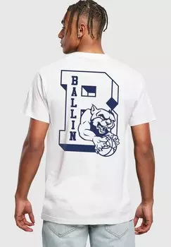 Рубашка с принтом DEFEND THE DEN Mister Tee, белый