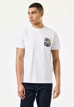 Рубашка с принтом DIGGIN GRAPHIC Weekend Offender, белый