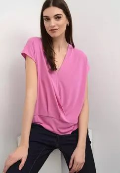 Рубашка с принтом DRICA KAJSA Culture, розовый