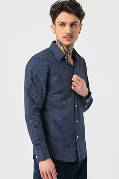 Рубашка с принтом Esprit, синий